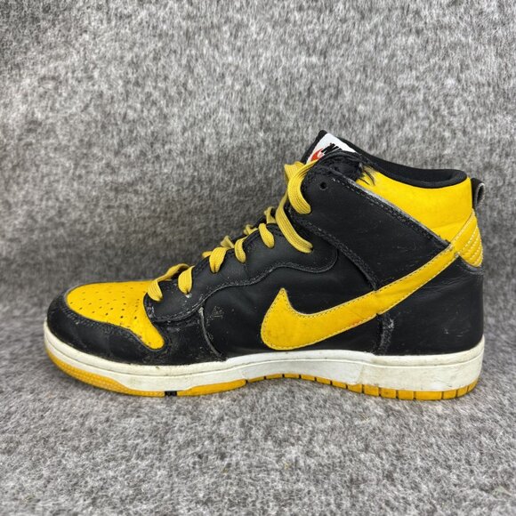 ✅Mens 10 Nike Dunk CMFT Black/Yellow Sneakers High Top Basketball Shoes ✅SIZING - Picture 13 of 16